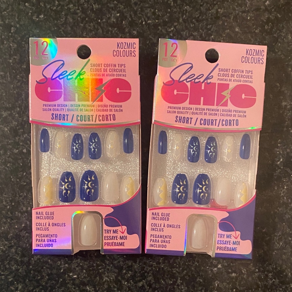 Celestial Glue On Nail Sets By Kozmic Colours
